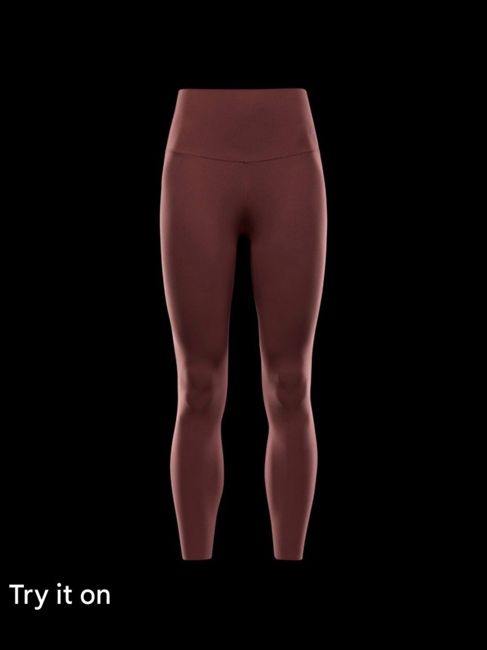 Nike Women's High-Rise Leggings in Burgundy